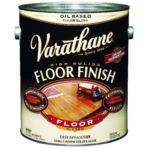 Floor Finish Gloss Clear Oil-Based Floor Paint 1 gal, Varathane, Mfr#: 214550